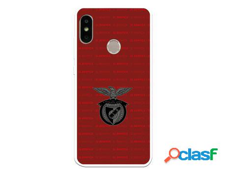 Funda para Xiaomi Mi A2 Lite del Escudo Fondo Granate -