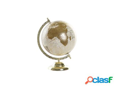 Globo Terraqueo Dkd Home Decor Dorado Aluminio Pvc (23 X 20