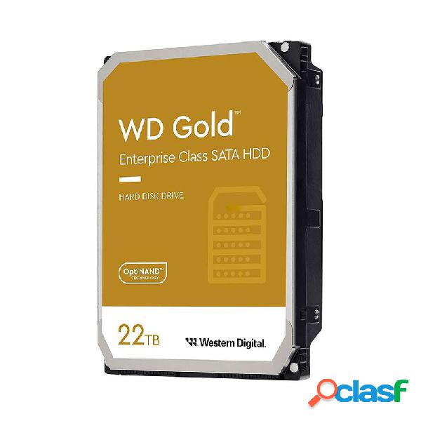 Hdd 22tb western digital gold 3.5 sata3 7200rpm