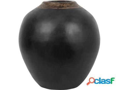 Jarrón Lauri (Negro - Cerámica -31x31x31 cm)