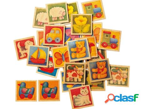 Jogo de Mesa SELECTA Memo Multi-Coloured (3 Anos)