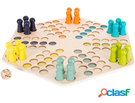 Jogo de Mesa SMALL FOOT COMPANY Ludo For 6 Players (4 Anos)