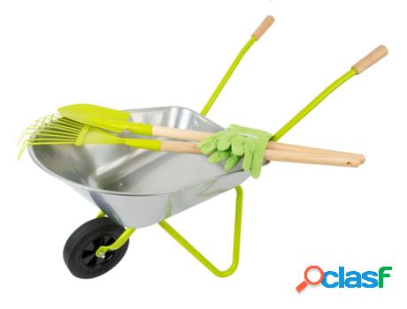 Jogo de Mesa SMALL FOOT COMPANY Wheelbarrow With Gardening