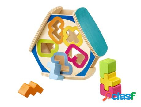 Juego Didáctico SELECTA (Madera - Azul - 16 cm)
