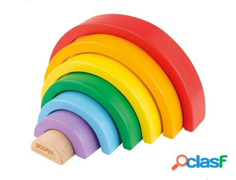 Juego Didáctico WOOMAX de madera arcoíris