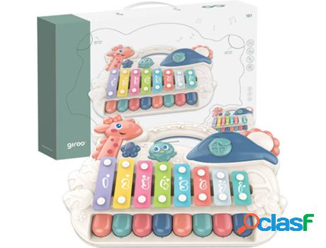 Juego Educativo GIROS Baby Xilófono Piano Luces y Sonidos