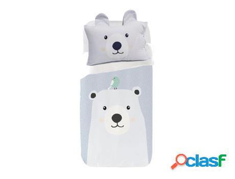 Juego de Funda Nórdica Infantil SOKIOS Oso Polar (110 x 140