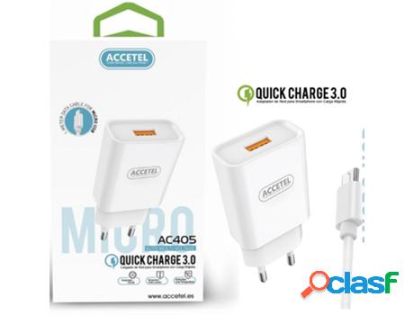 Kit Cargador + Cable Type C Ac405W para Oppo Reno 8 Pro Plus