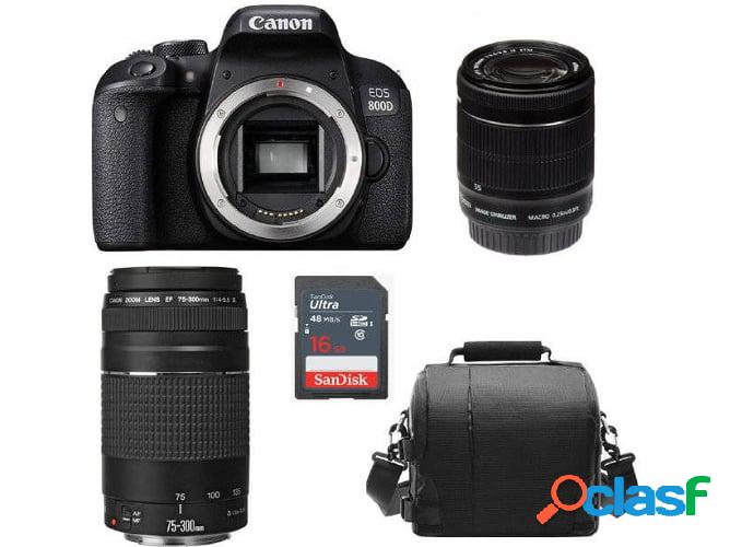 Kit Cámara Réflex CANON EOS 800D + EF-S 18-55mm f /