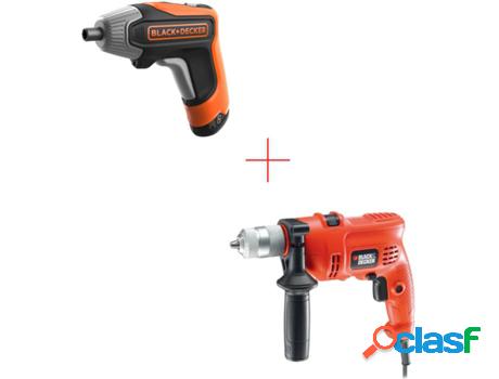 Kit de Taladro + Atornillador BLACK & DECKER 500 W