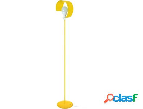 Lámpara de Pié TOSEL Lune One (Amarillo - E27 - Máx. 40W