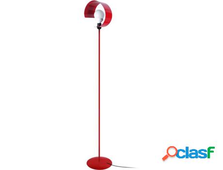 Lámpara de Pié TOSEL Lune One (Rojo - E27 - Máx. 40W -