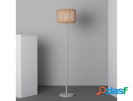 Lámpara de Pie LEDKIA (Beige - - 1 W - Ratán Pe)