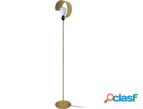 Lámpara de Pie TOSEL Lune One (Dorado - E27 - Máx. 40W -