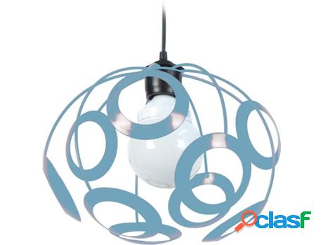 Lámpara de Suspensión TOSEL Jupiter Azul Claro