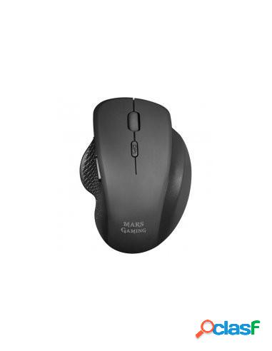 MOUSE MARS GAMING WIRELESS MMWERGO DISEÑO ERGONOMICO OPTICO