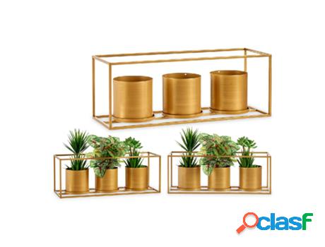 Maceta GIFT DECOR (Metal - 48 x 16 x 18 cm)