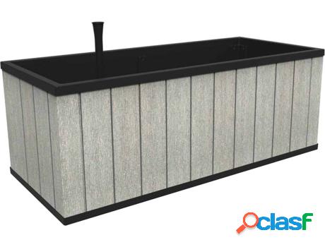 Maceta KETER (Gris - Plástico - 131.4x58x50 cm)