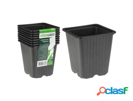 Macetas plastico 9x9 cm lote 8