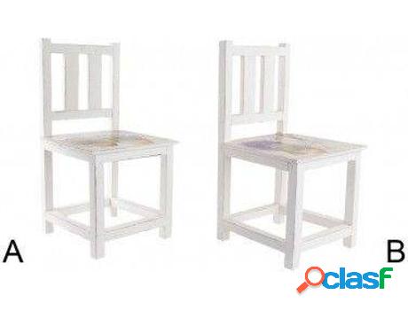 Macetero HOGAR Y MÁS Madera Silla (25 x 25 x 47 cm)
