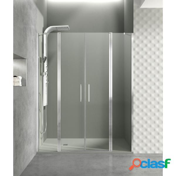 Mampara de ducha gme 215(30+65+65+60) cm open combi g