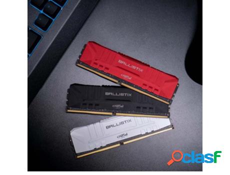 Memoria RAM DDR4 CRUCIAL (1 x 8 GB - 2666 MHz - Blanco)