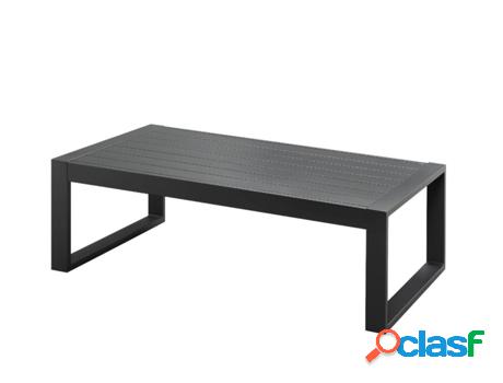 Mesa de Centro VENTE-UNIQUE (Metal - Gris - 35x100x61.5 cm)