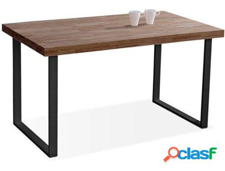 Mesa de Comedor ABECEDARIO boreal – Negro (Madera - 6 x