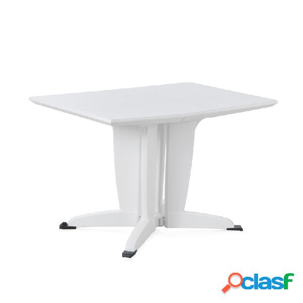Mesa resina shaf plegable plia blanco 115 x 81 cm