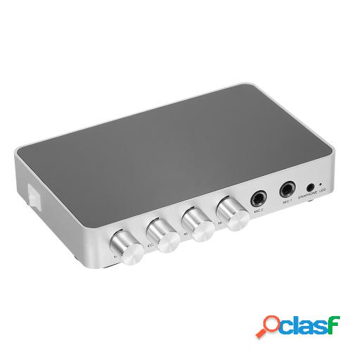Mezclador de sonido de karaoke KM200 Sistema de eco de audio