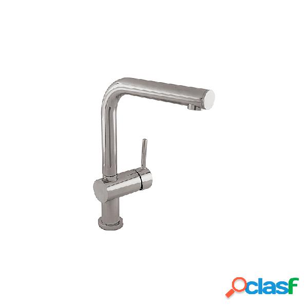 Monomando cocina tres exclusive fregadero vertical acero