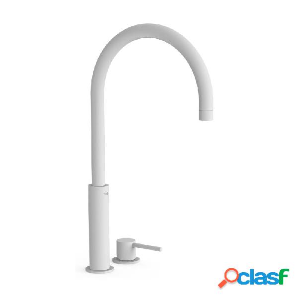 Monomando lavabo repisa tres exclusive study 453mm blanco