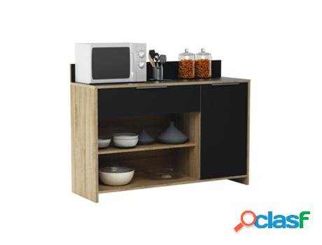Mueble Auxiliar DEMEYERE (123 x 40 x 85 cm - Melamina -