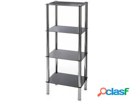 Mueble Auxiliar HOGAR Y MÁS Cuatro Nivele En Y Cromado Y