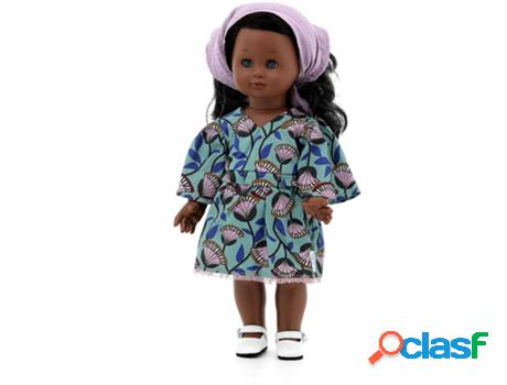 Muñeca PETITCOLLIN (Plástico - Morado - 39 cm)