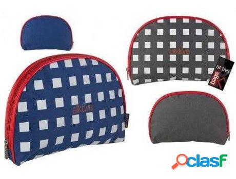 Neceser De Viaje HOGAR Y MÁS Elaborado En Tetil Con Diseño