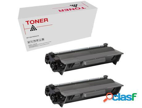Pack 2 Cartuchos de Tinta GENERICO Tn3380 (Negro)