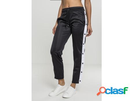 Pantalones URBAN CLASSICS Mujer (L - Negro)