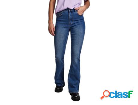 Pantalones Vaqueros PIECES Mujer (Multicolor - XS)