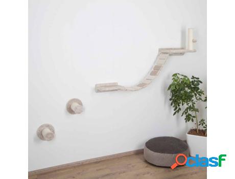 Pared de Escalada de Gatos KERBL Matterhorn (Beis - 29.5 x
