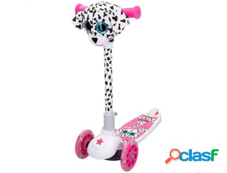 Patinete K3YRIDERS 3 ruedas con luces de dálmata