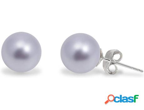 Pendientes VANCRYSTALS Violeta (Plata - Morado - 8 mm)