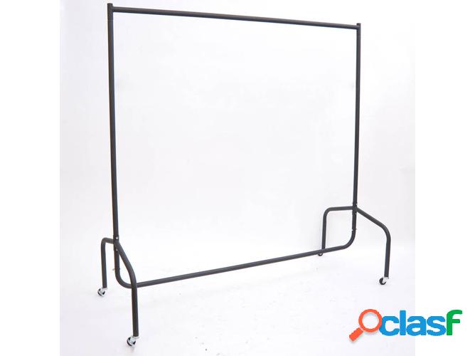 Percha HOMCOM 03-0006 Negro (Hierro - 150 cm x 60 cm x 150
