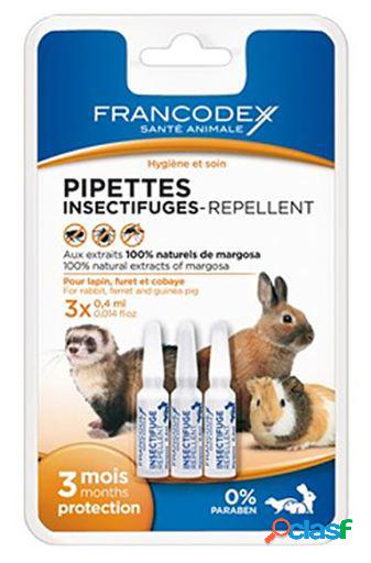 Pipetas Repelentes para Conejos y Hurones 3 Francodex