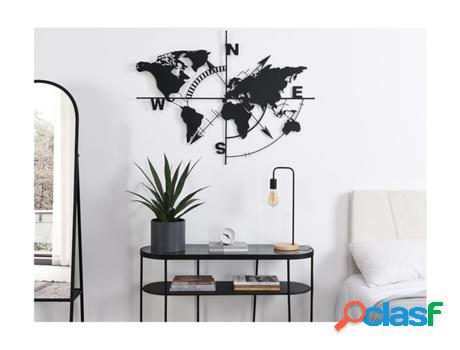 Placa OZAIA Worldy (80 x 107 x 1 cm - Negro)