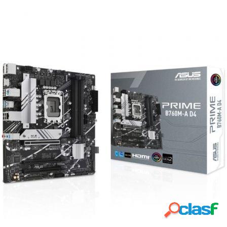 Placa base asus prime b760m-a d4 socket 1700