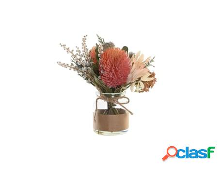 Planta Decorativa DKD HOME DECOR Cristal Laranja Polietileno