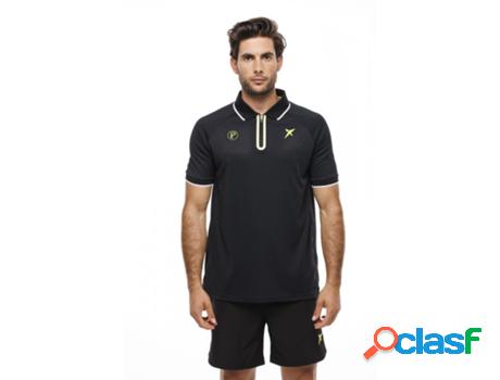 Polo DROP SHOT para Hombre (Poliéster - Negro - XS)