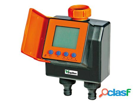 Programador riego digital 2 salidas / bizona papillon