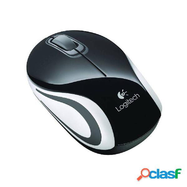 Ratón Mini Inalámbrico Logitech M187/ Hasta 1000 DPI